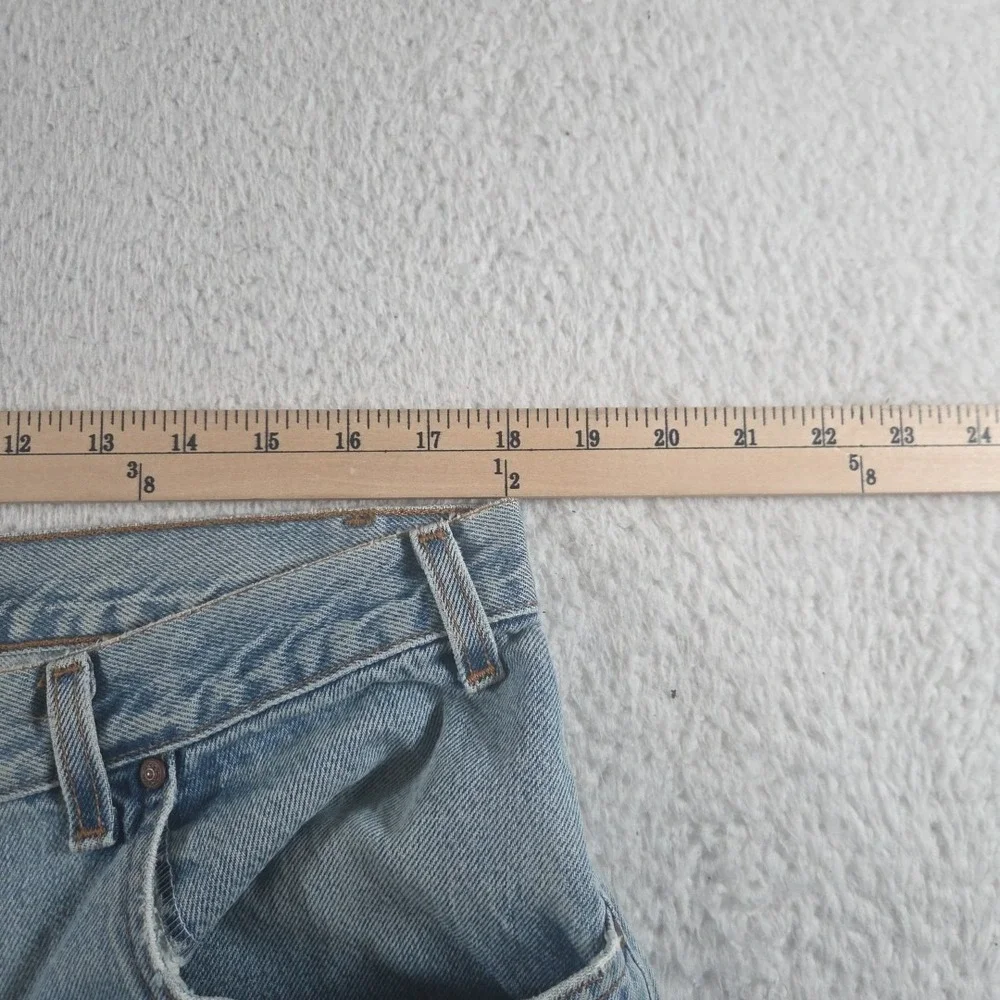 Vintage Levis 545 Jeans Mens 36x32‎ True Light Wash Blue Denim Loose Fit 90s